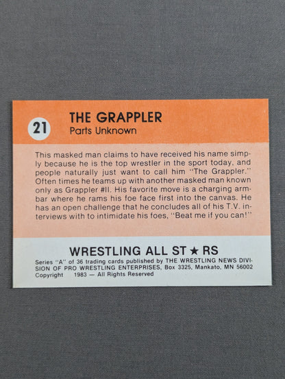 ★1983 WRESTLING ALL STARS Series A★ ザ・グラップラー