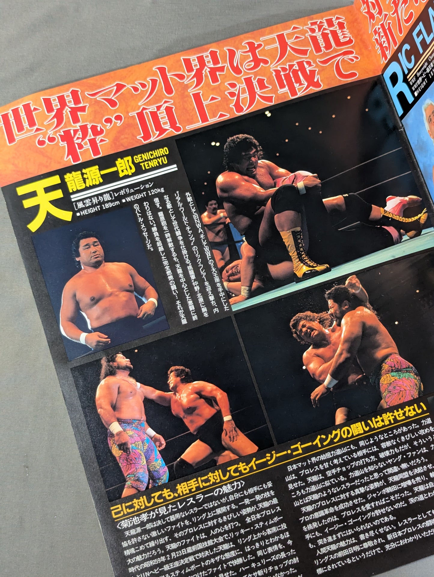 ★ Tenryu vs Flare★ SWS BATTLE MESSAGE '92