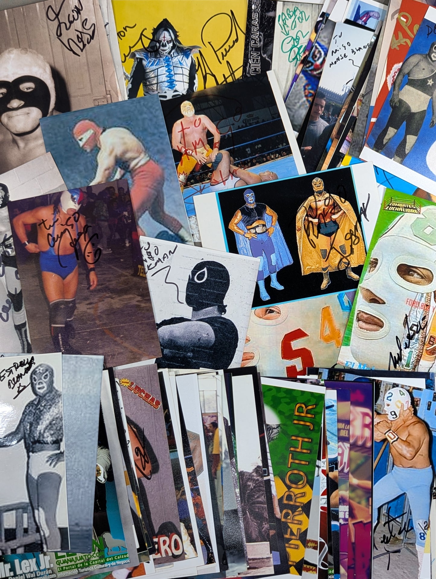 【hand signed autograph】 Mexico Lucha Libre 140 sheets photo set