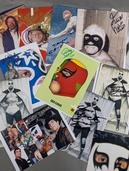 【hand signed autograph】 Mexico Lucha Libre 140 sheets photo set