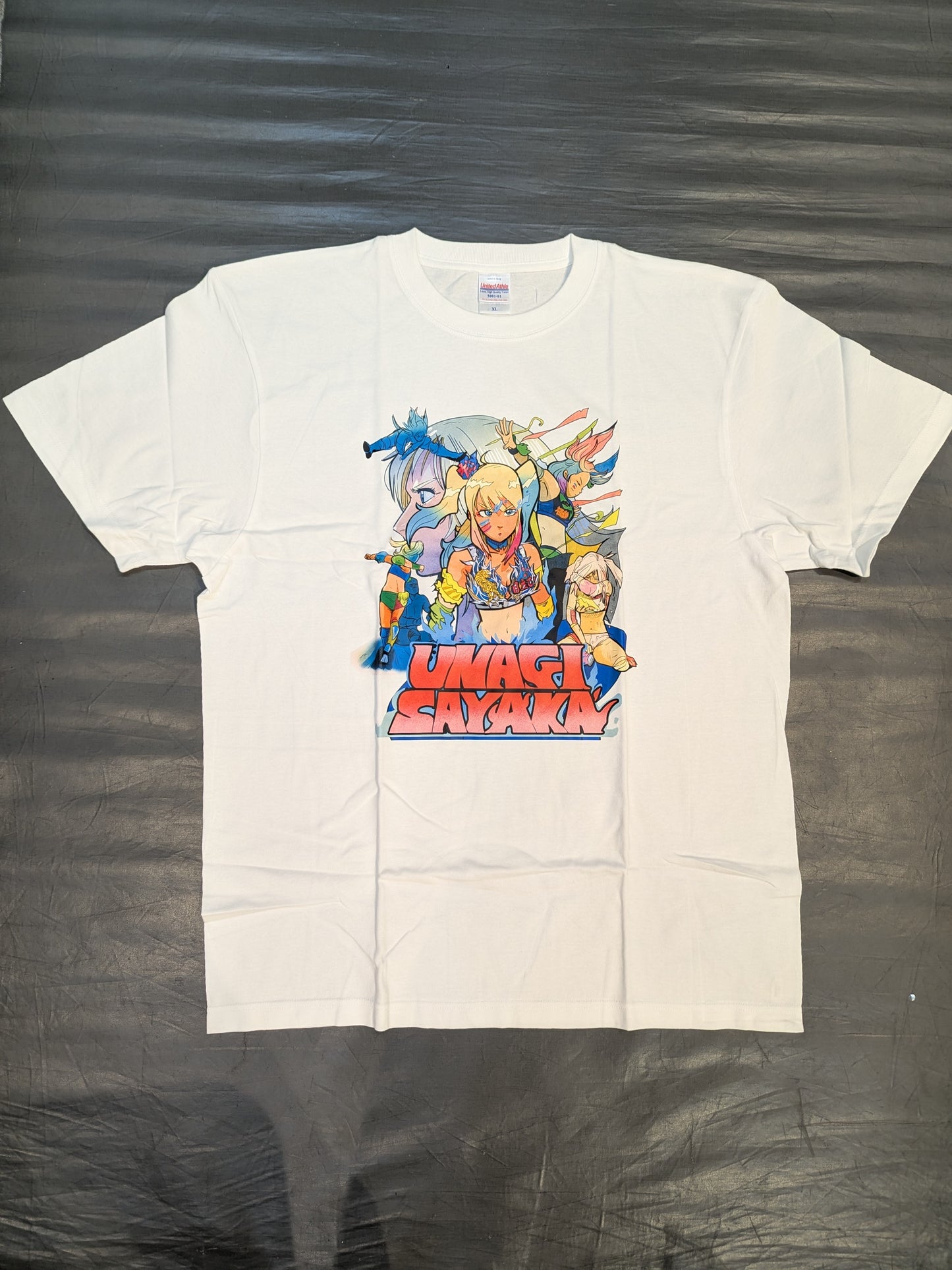 UNAGI SAYAKA Blue Resolve T-Shirt (White)
