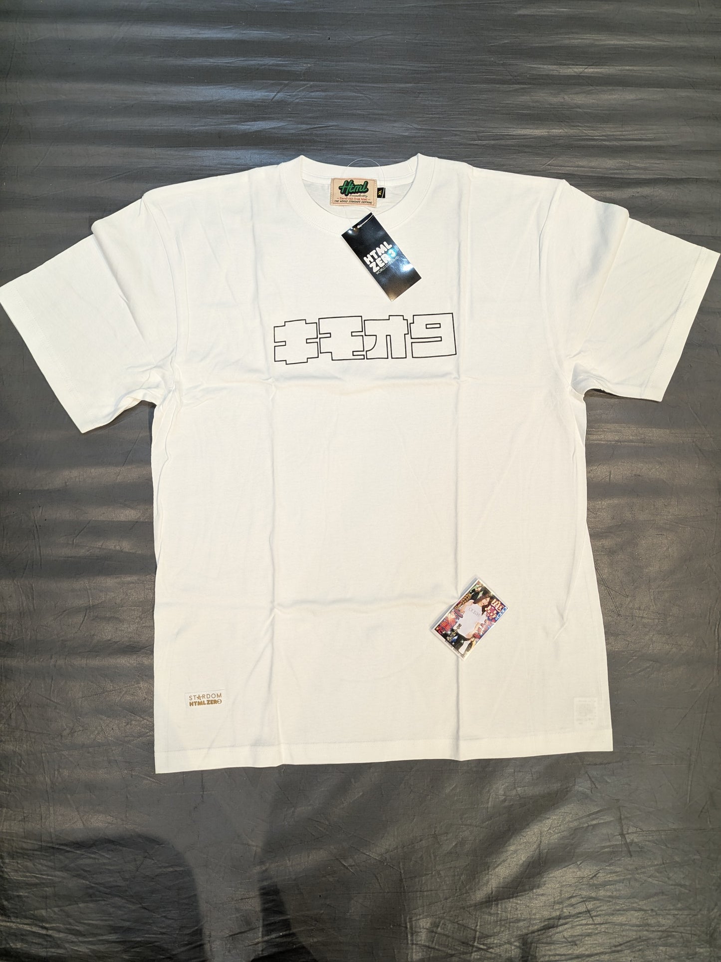 HTML ZERO3× STARDOM Saki Kashima  Collaboration T-Shirt (White)