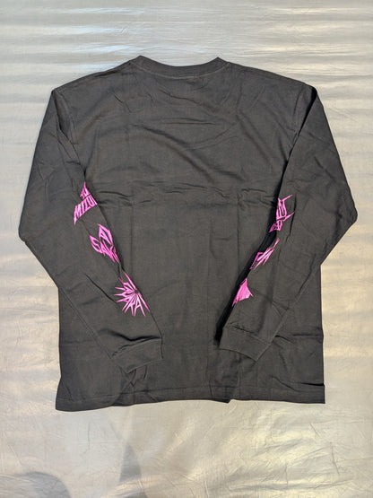 COSMIC ANGELS Illustrated Sleeve T-Shirt