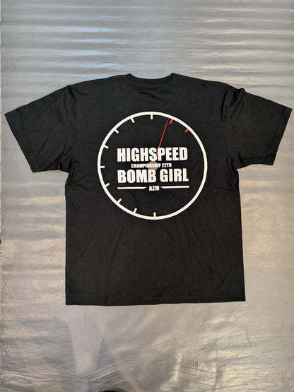 AZM 'HIGHSPEED BOMB GIRL' T-shirt (1)