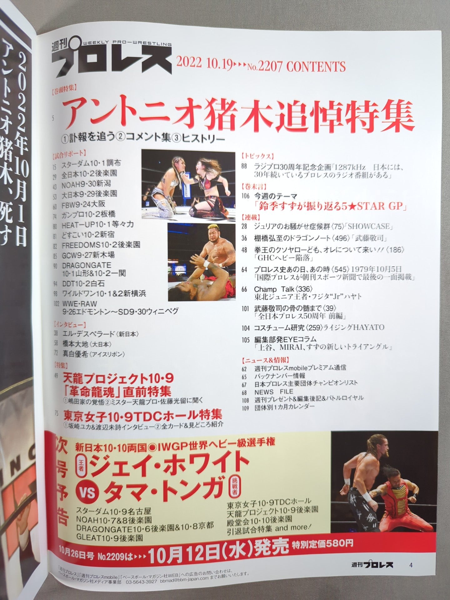 Weekly Pro Wrestling 2207