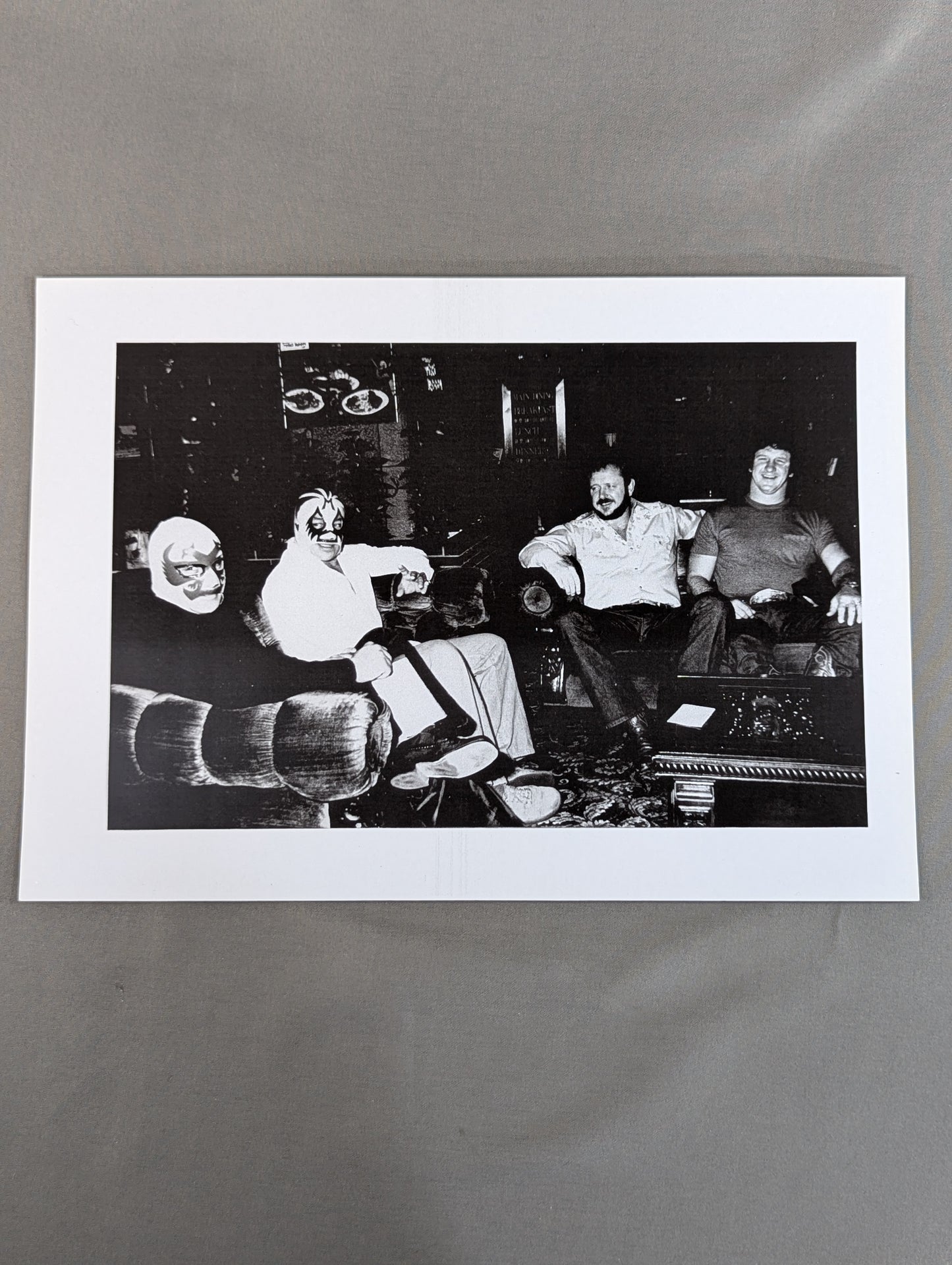 Dos Caras & Mascaras & The Funks Black and White large-format photo (A-1)