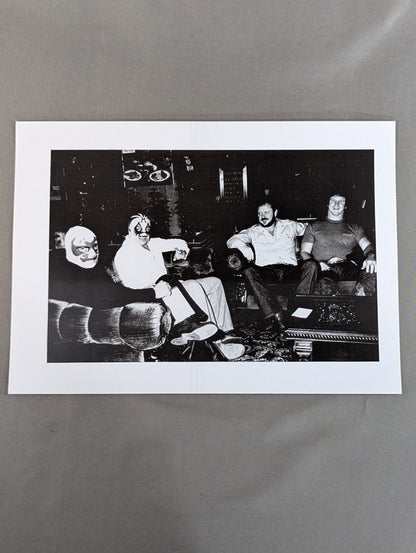 Dos Caras & Mascaras & The Funks Black and White large-format photo (A-1)