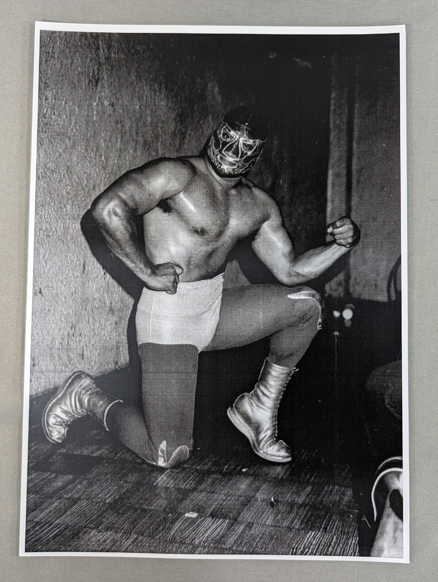 El Canek  Black and White  large format photo set of 3