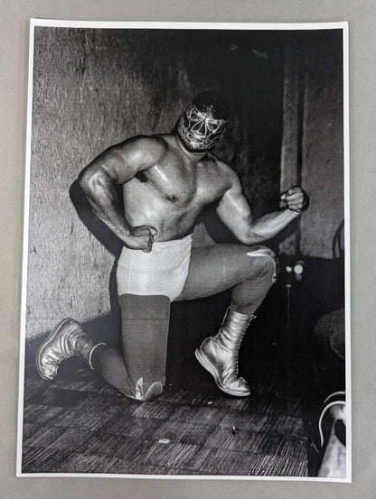 El Canek  Black and White  large format photo set of 3