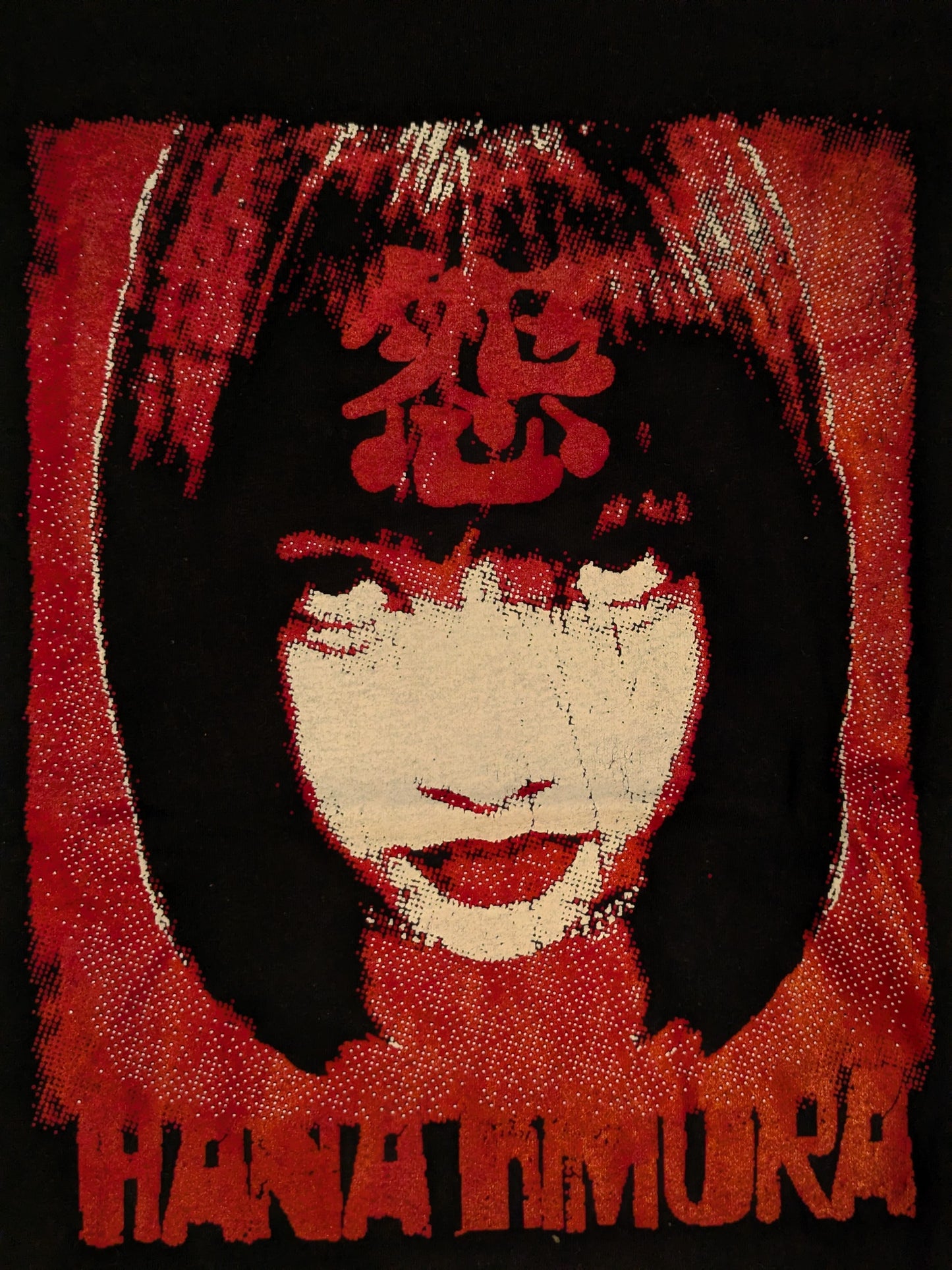 Hana Kimura  'Grudge' T-shirt (Black×Red)