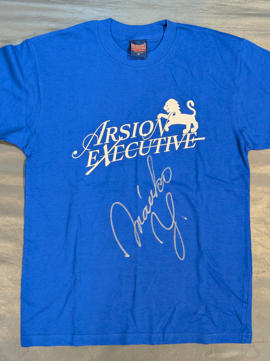 [Mariko Yoshida hand signed autograph] ARSION "ARSION EXECUTIVE" T-shirt