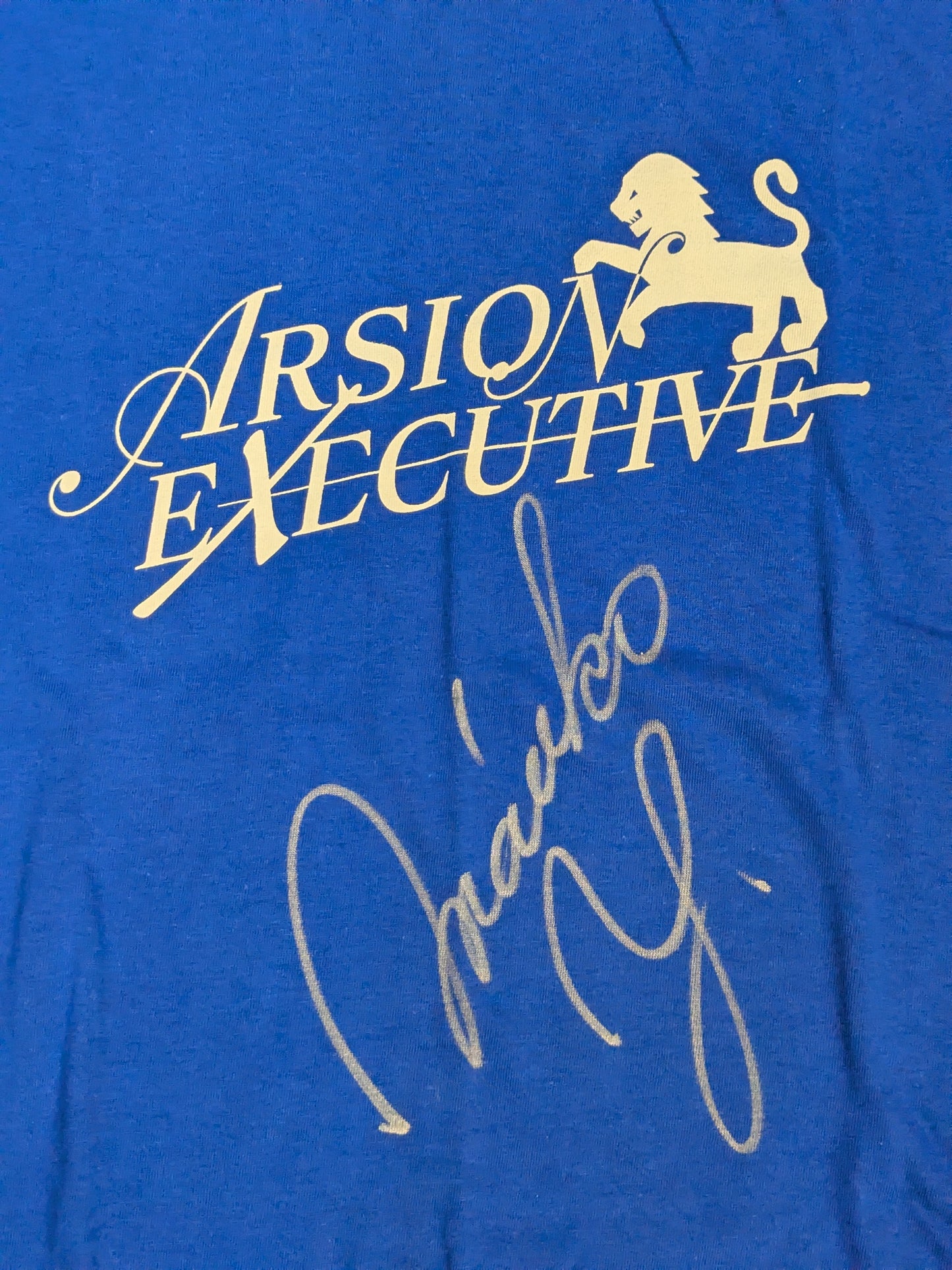 [Mariko Yoshida hand signed autograph] ARSION "ARSION EXECUTIVE" T-shirt
