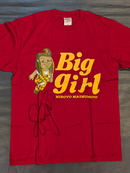 【直筆サイン入り】松本浩代「Big girl」Tシャツ