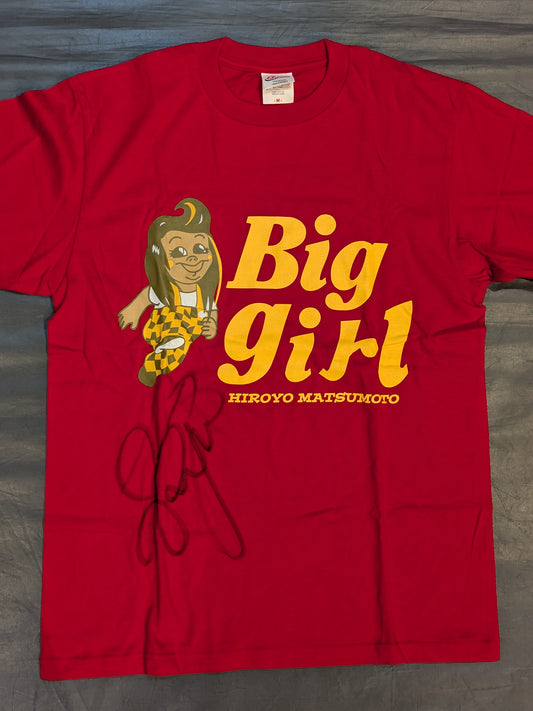 【hand signed autograph】 Hiroyo Matsumoto "Big Girl" T-shirt