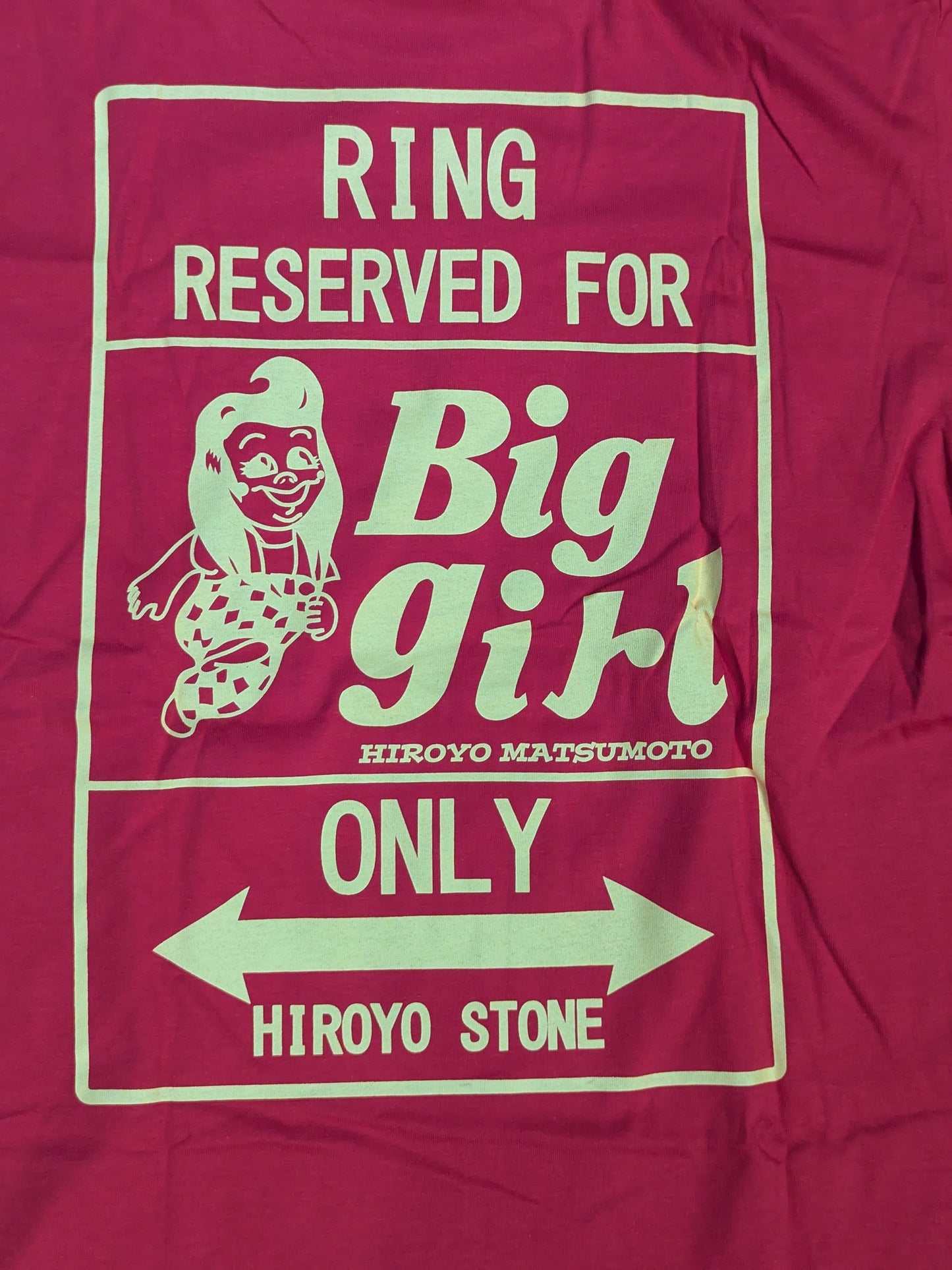 【直筆サイン入り】松本浩代「Big girl」Tシャツ