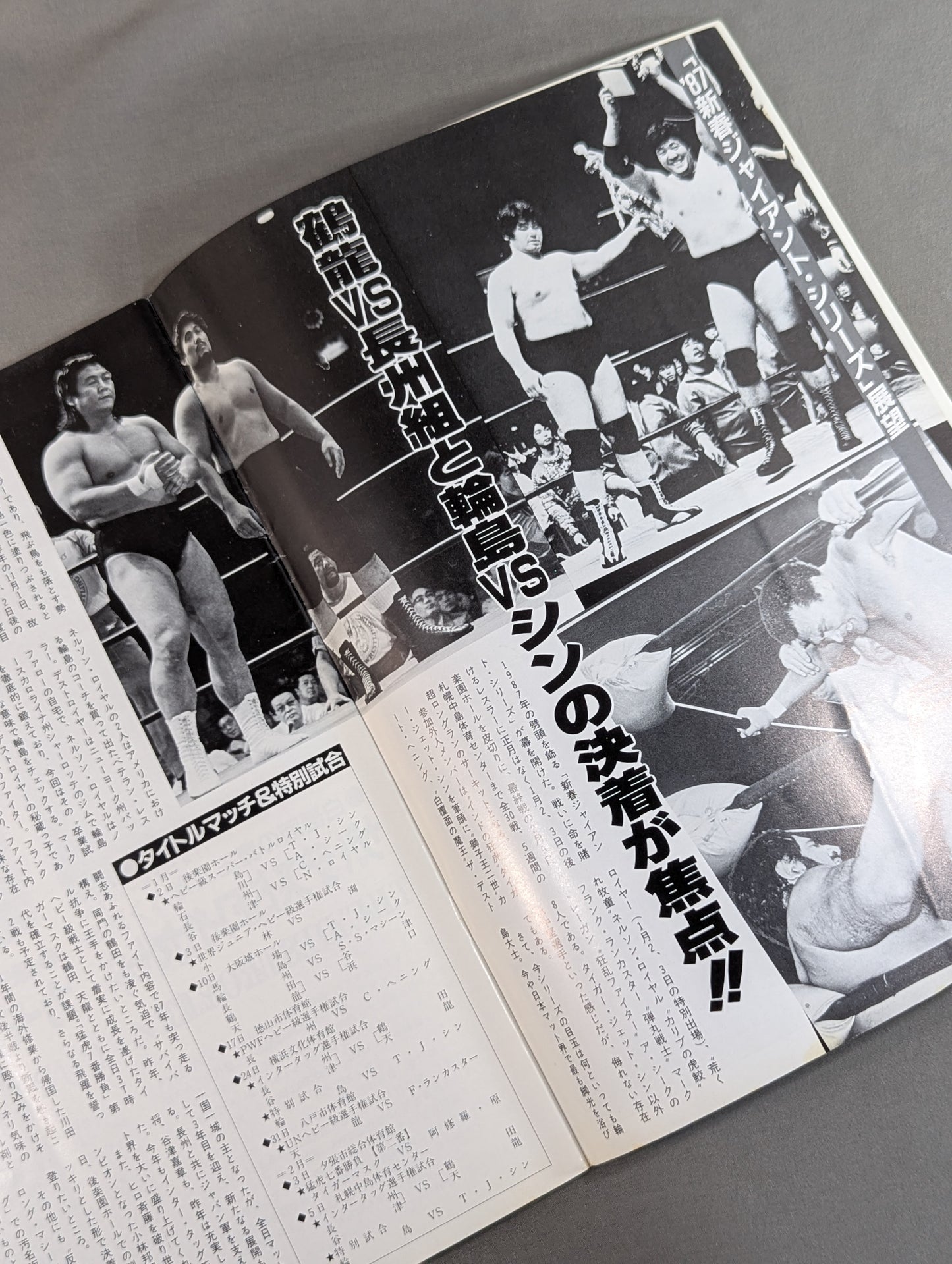 創立15周年記念 87新春ジャイアント・シリーズ【開幕戦】