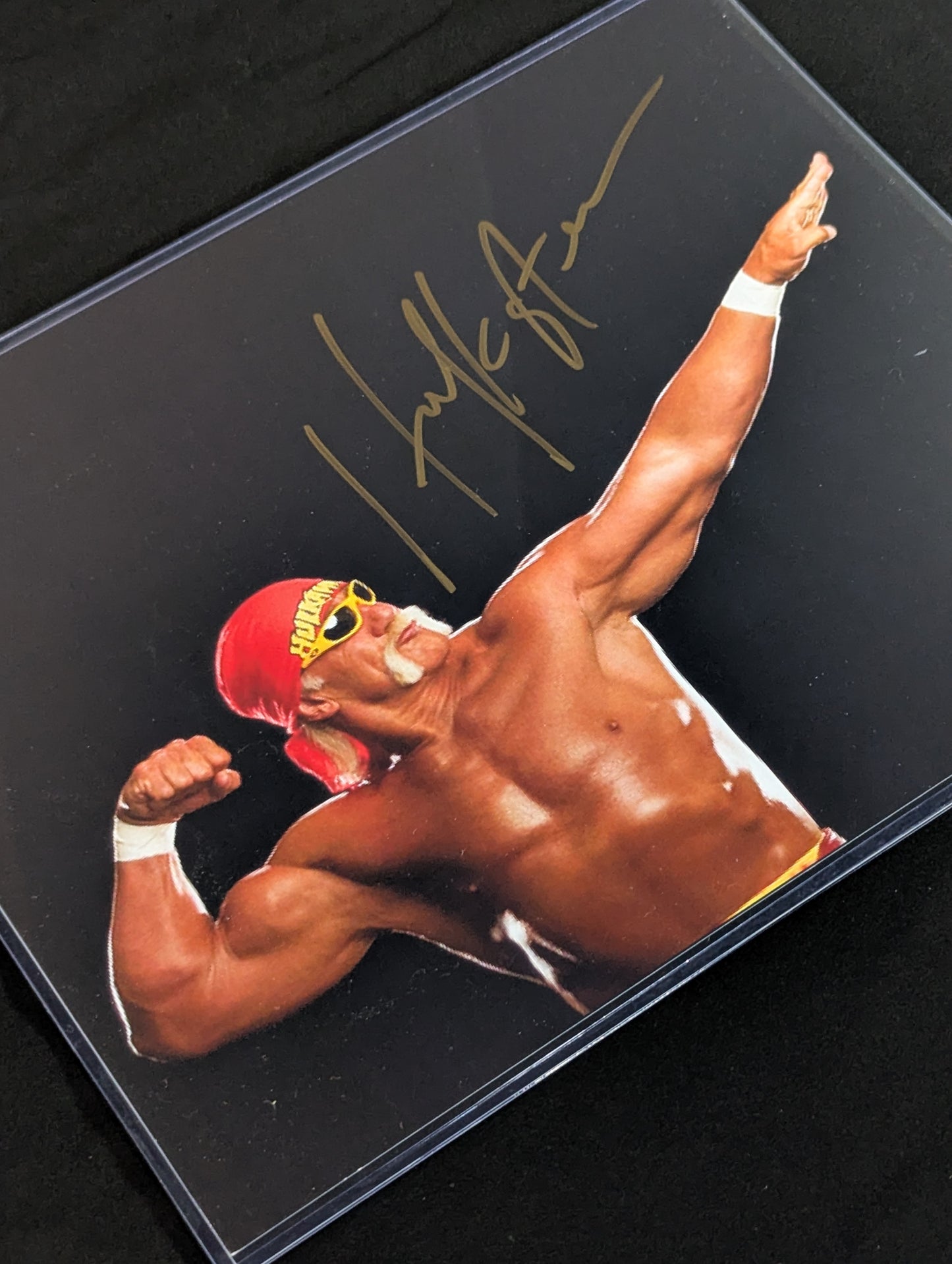 Hulk Hogan  hand signed autograph Pro-Photo 