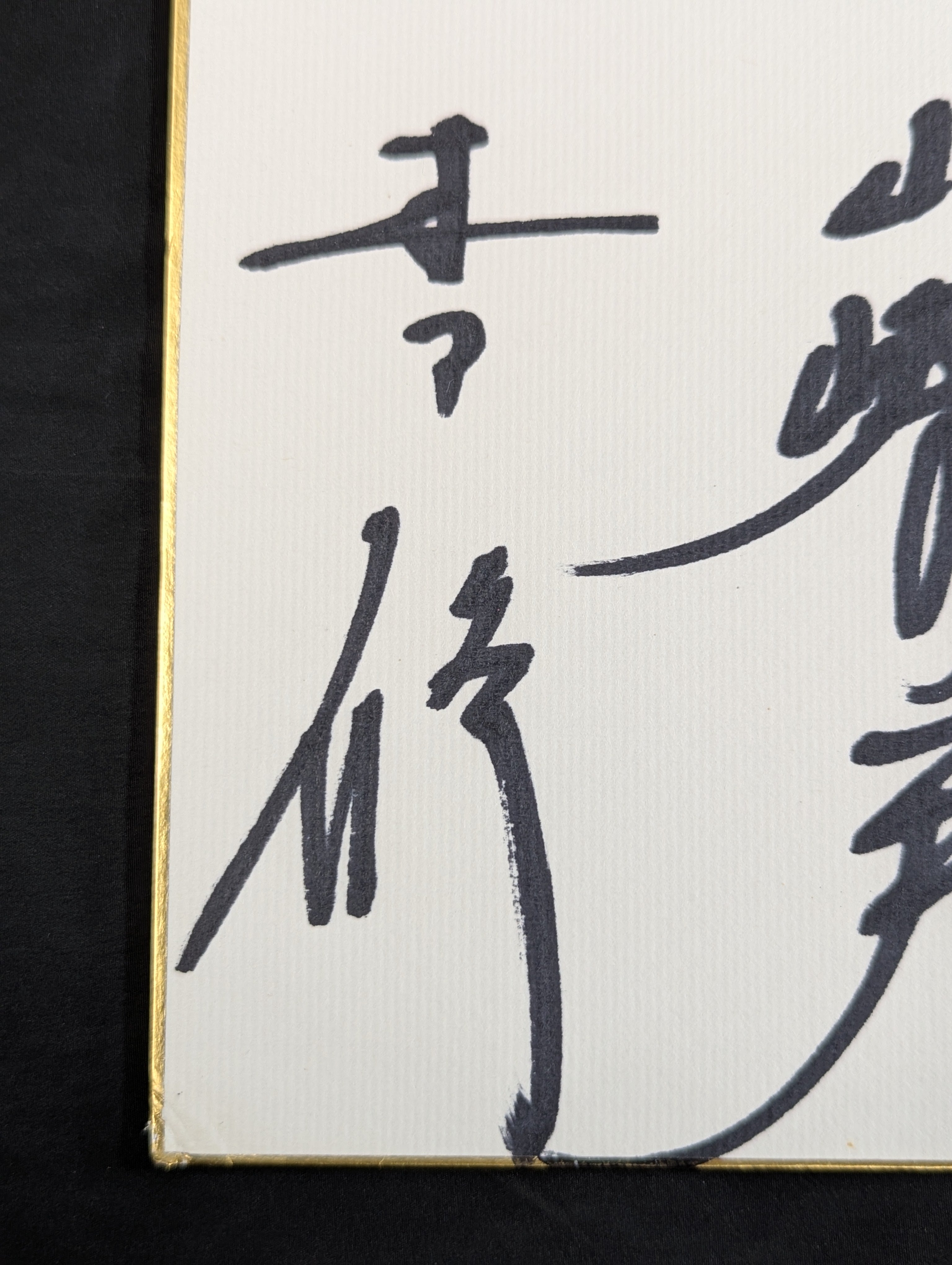 ☆新日提携時代☆ UWF戦士 寄せ書き(専用色紙) – 闘道館