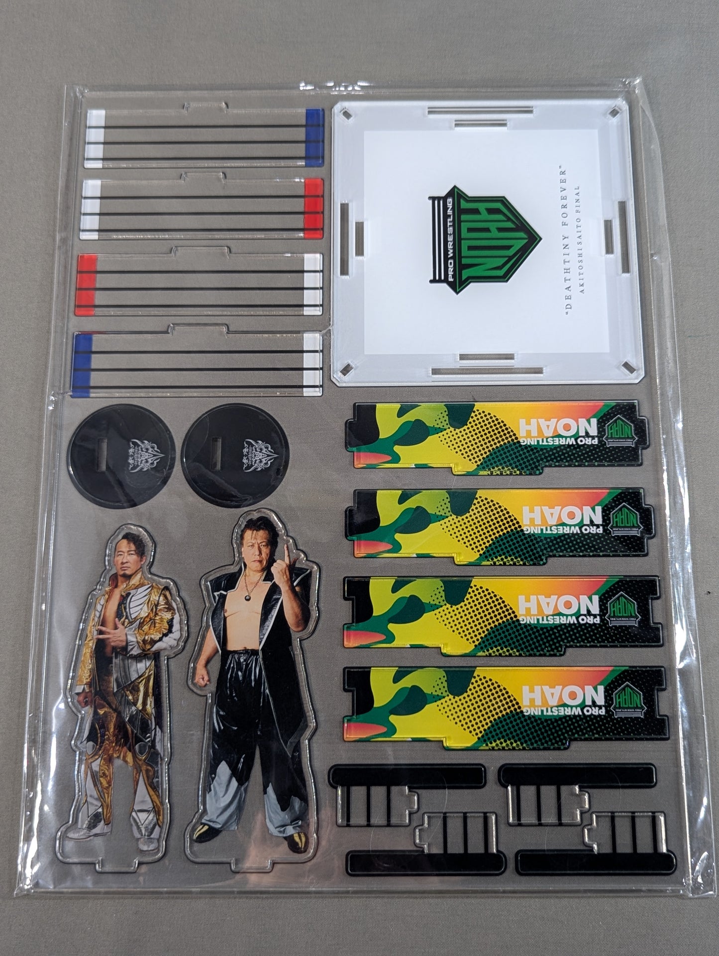 Akitoshi Saito vs Naomichi Marufuji Acrylic Diorama Stand (Akitoshi Saito Retirement Commemorative Last Match)