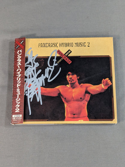 [Masakatsu Funaki  hand signed autograph 】PANCRASE HYBRID MUSIC2 / Pancrase Hybrid Music 2