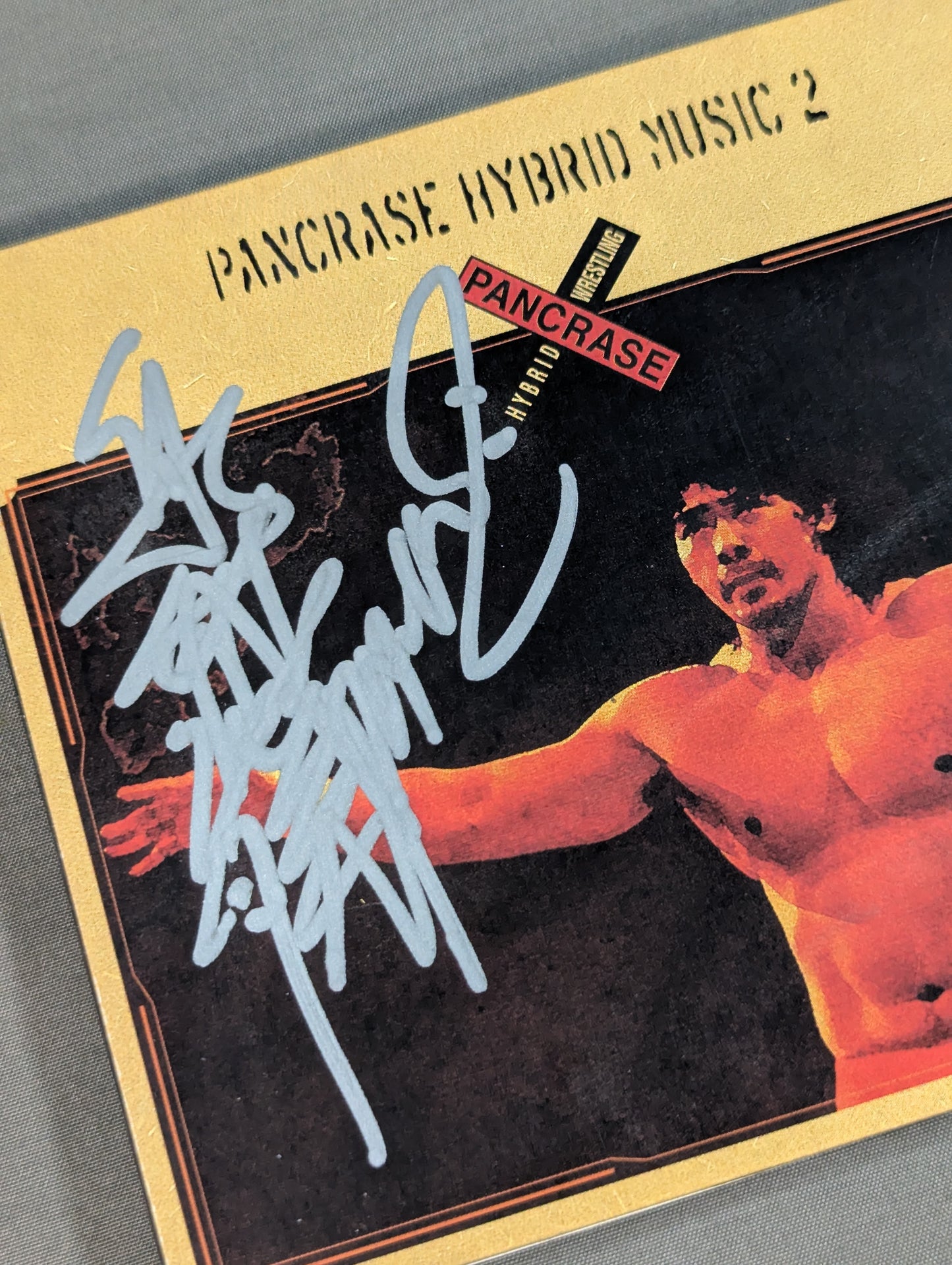 [Masakatsu Funaki  hand signed autograph 】PANCRASE HYBRID MUSIC2 / Pancrase Hybrid Music 2