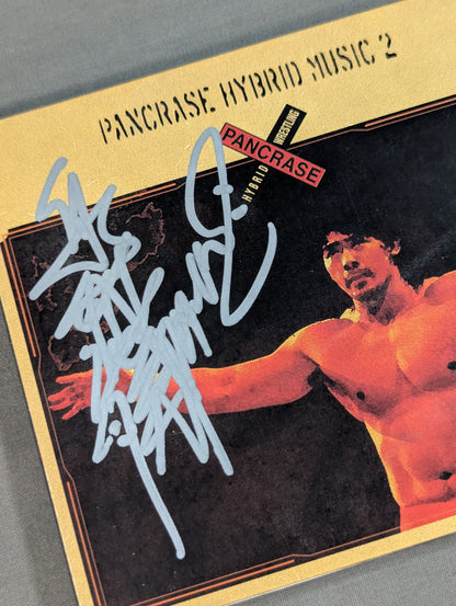 [Masakatsu Funaki  hand signed autograph 】PANCRASE HYBRID MUSIC2 / Pancrase Hybrid Music 2
