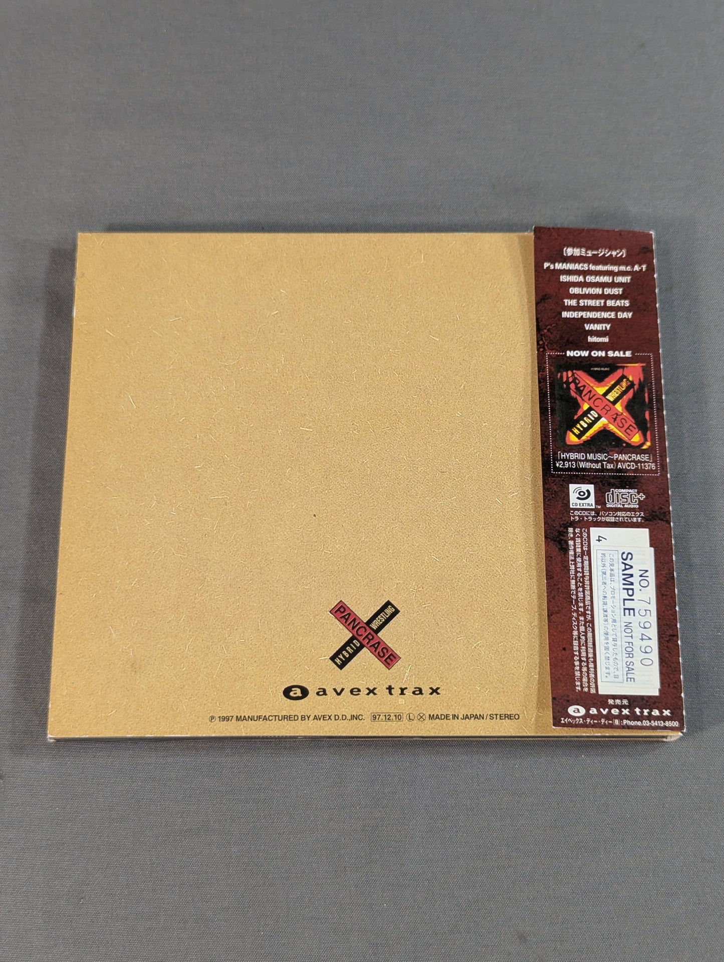 [Masakatsu Funaki  hand signed autograph 】PANCRASE HYBRID MUSIC2 / Pancrase Hybrid Music 2
