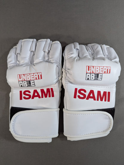 ★ISAMI UNBEATABLE ★ Official Open Finger Gloves