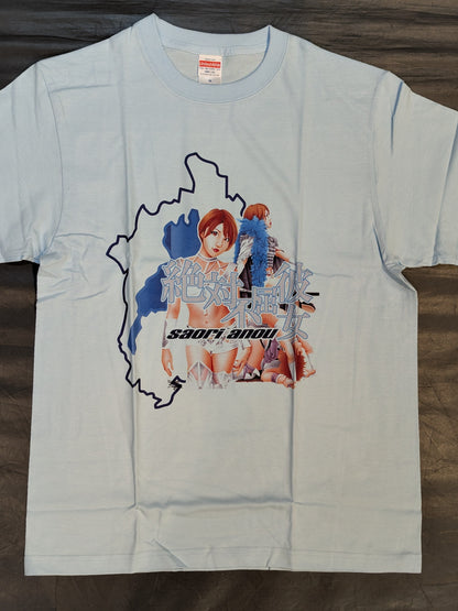 安納サオリ イラストTシャツ(限定Ver / ライトブルー)