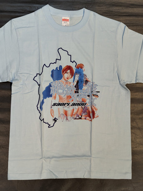 安納サオリ イラストTシャツ(限定Ver / ライトブルー)