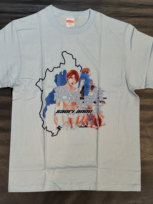 Saori Anou  Illustration T-Shirt (Limited Ver. / Light Blue)