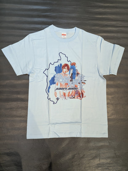 安納サオリ イラストTシャツ(限定Ver / ライトブルー)