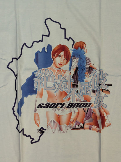 安納サオリ イラストTシャツ(限定Ver / ライトブルー)