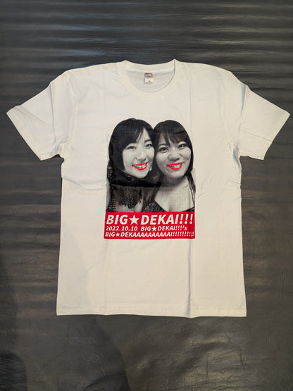 BIG☆DEKAI!!!(まなせゆうな＆トトロさつき) ピクチャーTシャツ