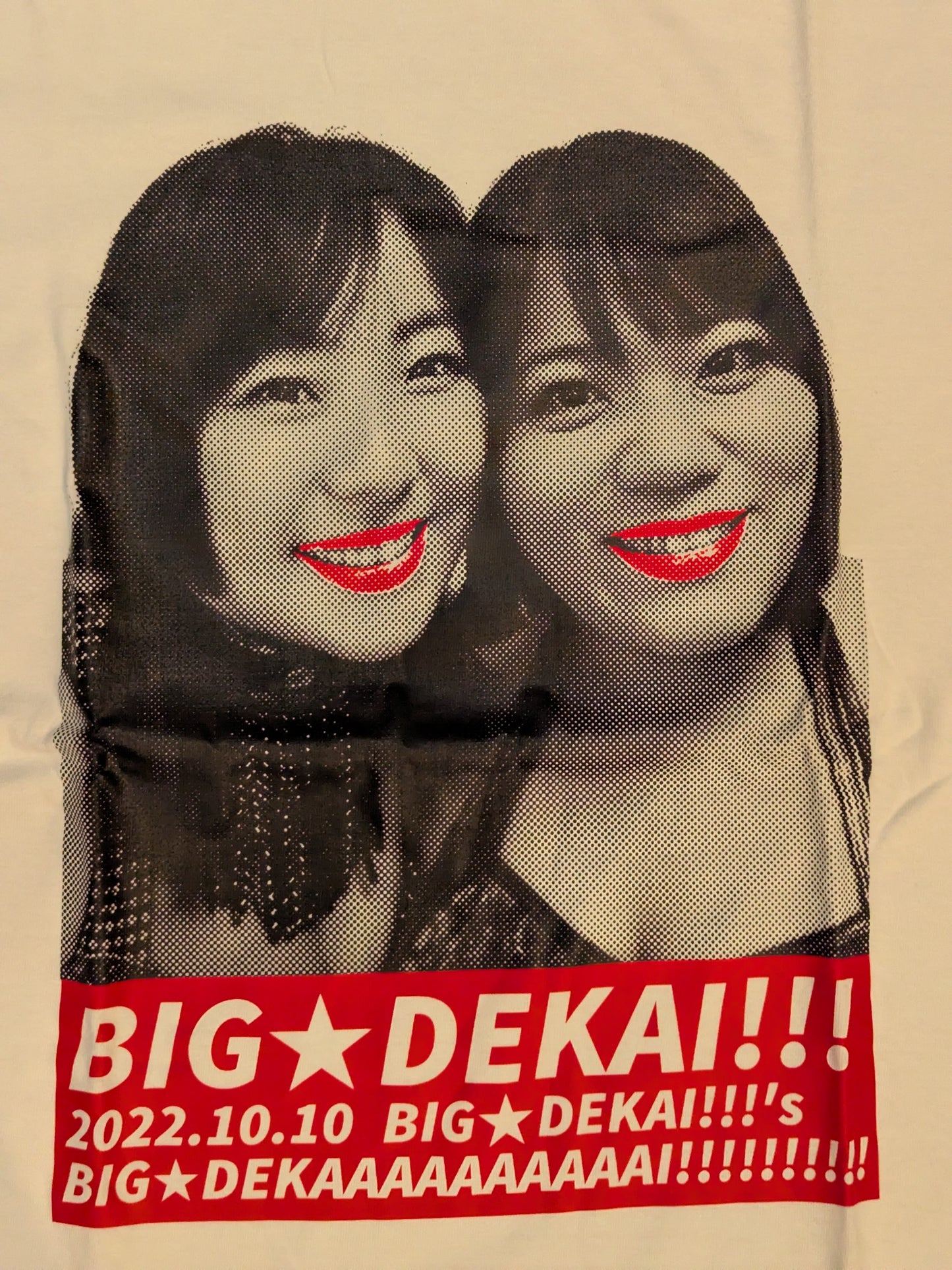BIG☆DEKAI!!!(まなせゆうな＆トトロさつき) ピクチャーTシャツ