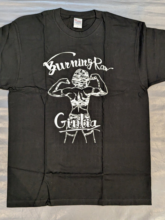 Giulia "Burning Raw Giulia" T-shirt (Black)