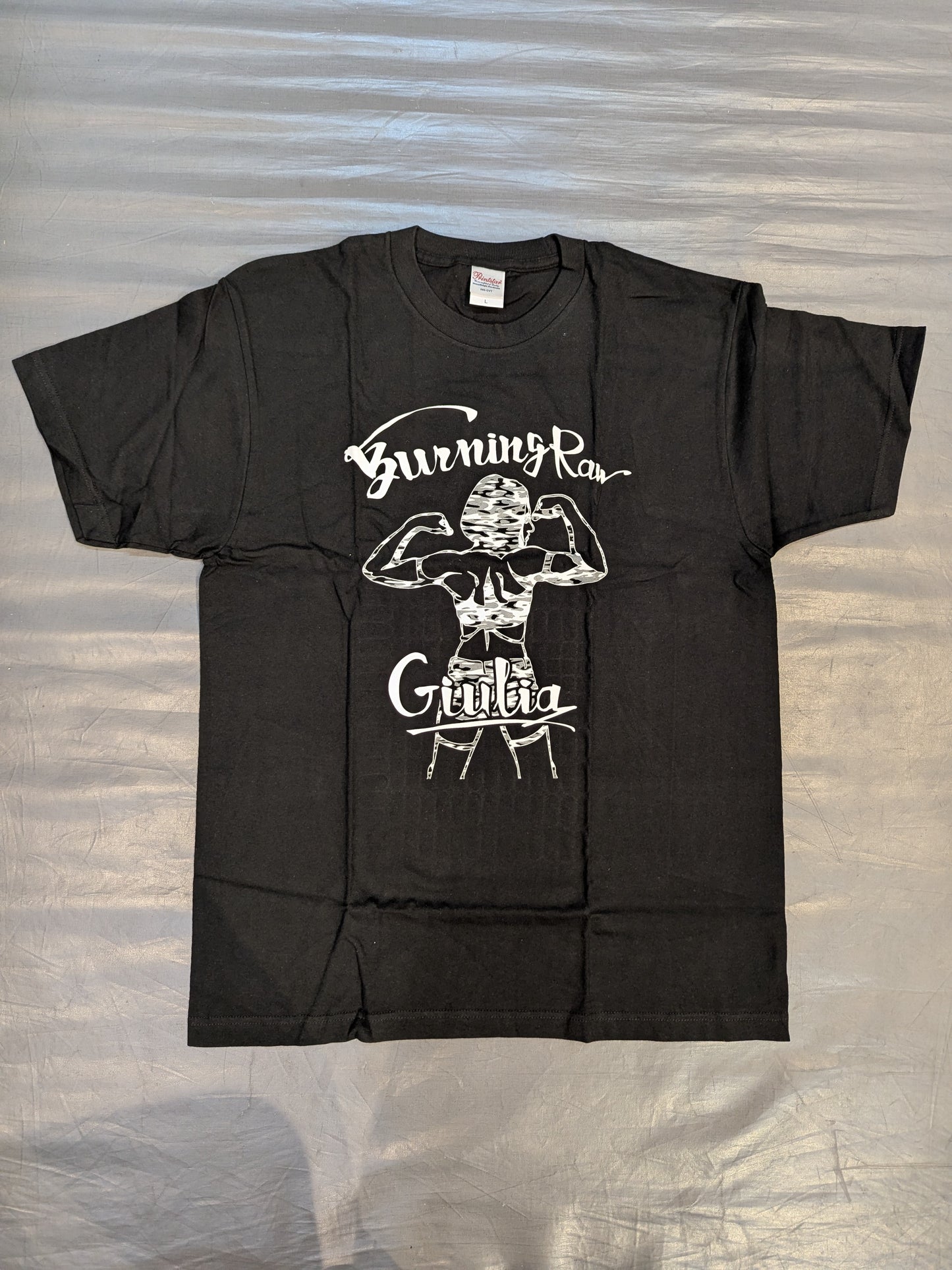 Giulia "Burning Raw Giulia" T-shirt (Black)