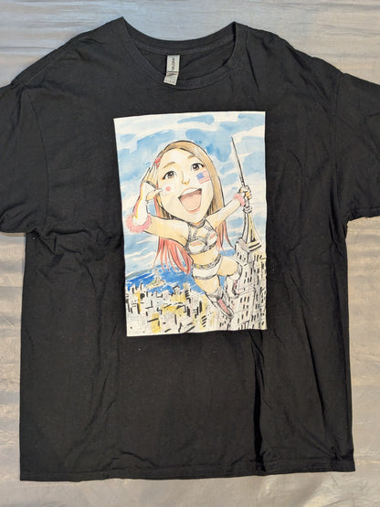 Jungle Kyona 'U.S. Trip Commemoration' Illustration T-Shirt