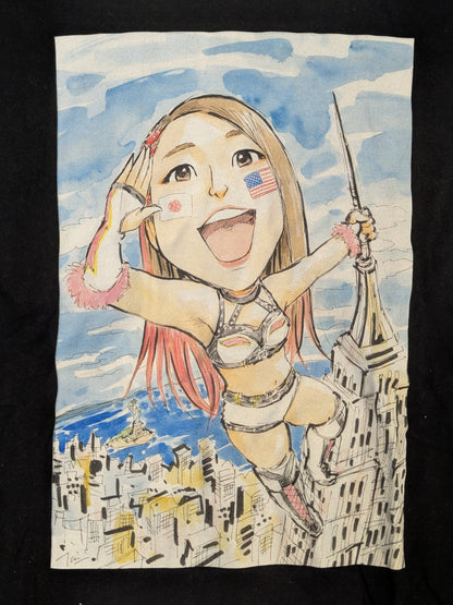 Jungle Kyona 'U.S. Trip Commemoration' Illustration T-Shirt
