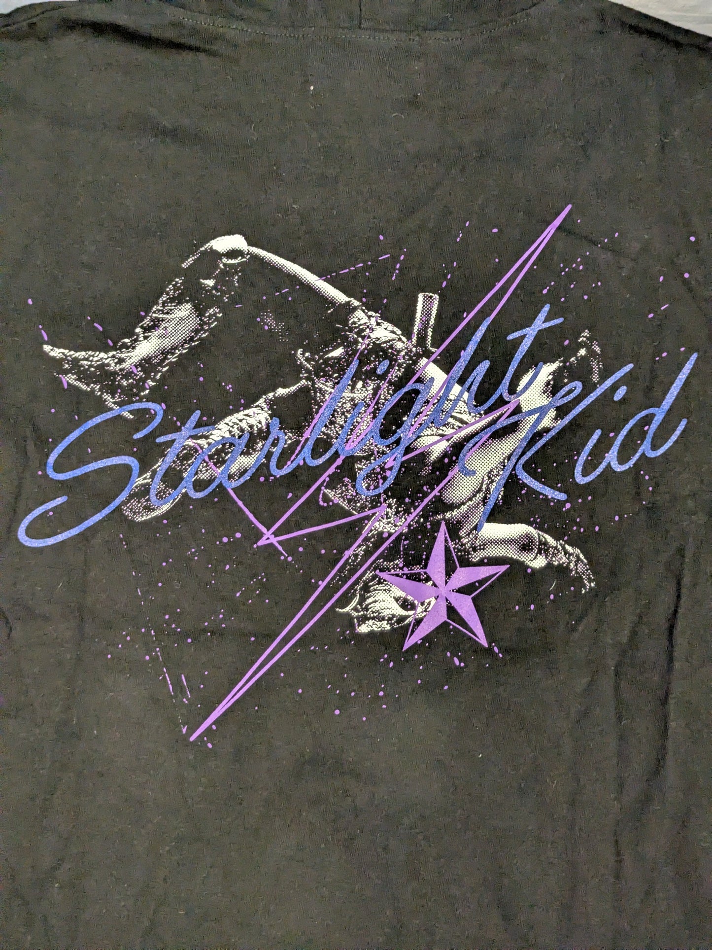 HTML ZERO3×STARDOM スターライト・キッド コラボTシャツ②(ブラック・フーディー)