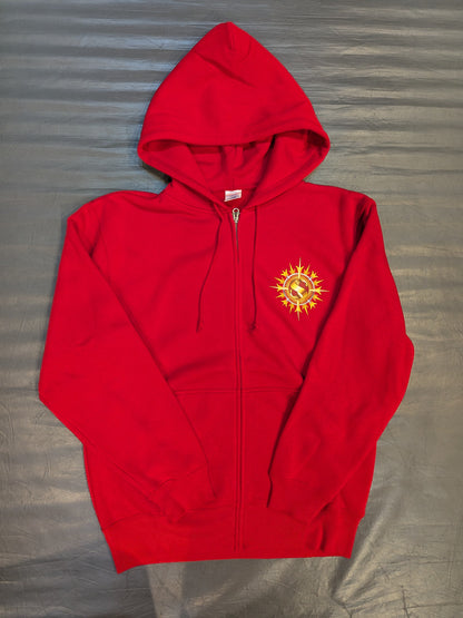 Sareee (SARRAY) "SAREEE ISM" zipper hoodie  (Red)