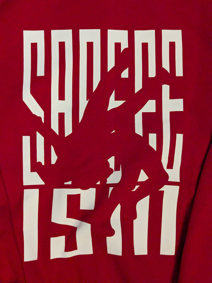 Sareee (SARRAY) "SAREEE ISM" zipper hoodie  (Red)