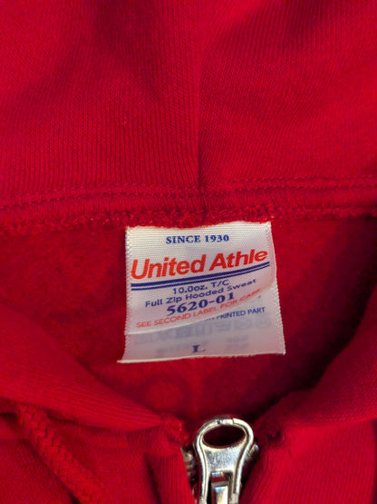 Sareee (SARRAY) "SAREEE ISM" zipper hoodie  (Red)