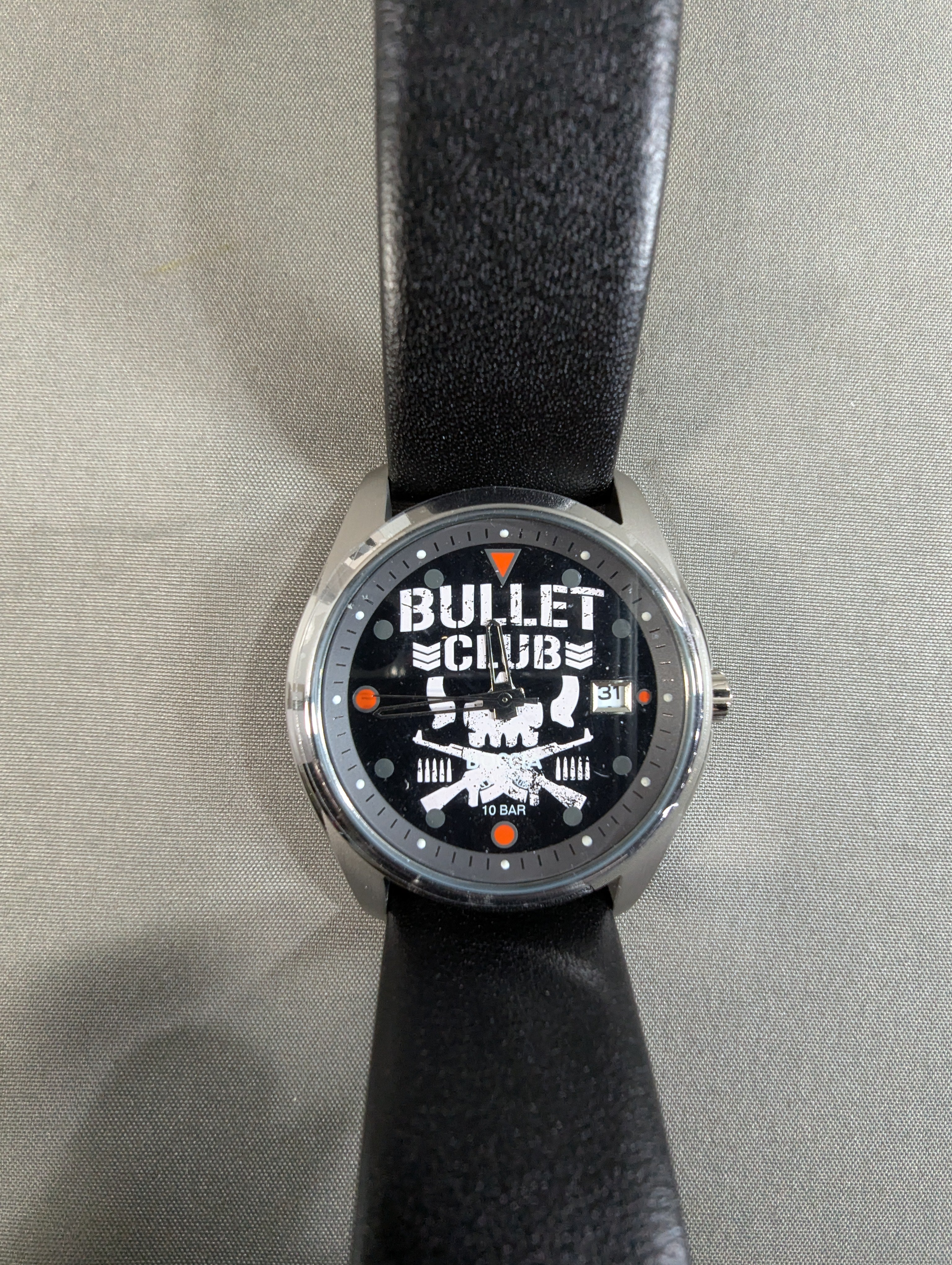 【新品】【未使用】新日本プロレス　BULLET CLUB ×5点　LLサイズ ☆新日本プロレス×BOCCIA☆ BULLET CLUB TITANIUM リストウォッチ – 闘道館