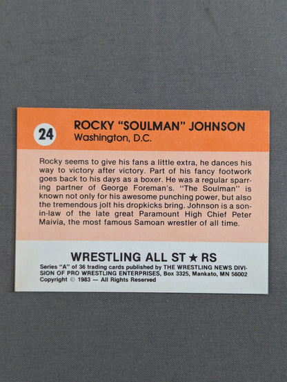 ★1983 WRESTLING ALL STARS Series A★ ロッキー・ジョンソン