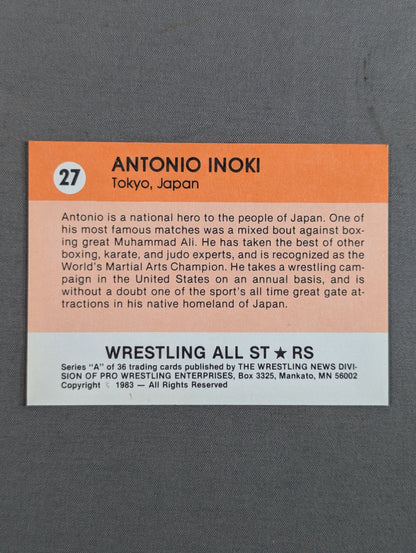 ★1983 Wrestling ALL STARS Series A★ Antonio Inoki 