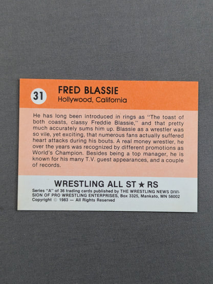 ★1983 WRESTLING ALL STARS Series A★ フレッド・ブラッシー