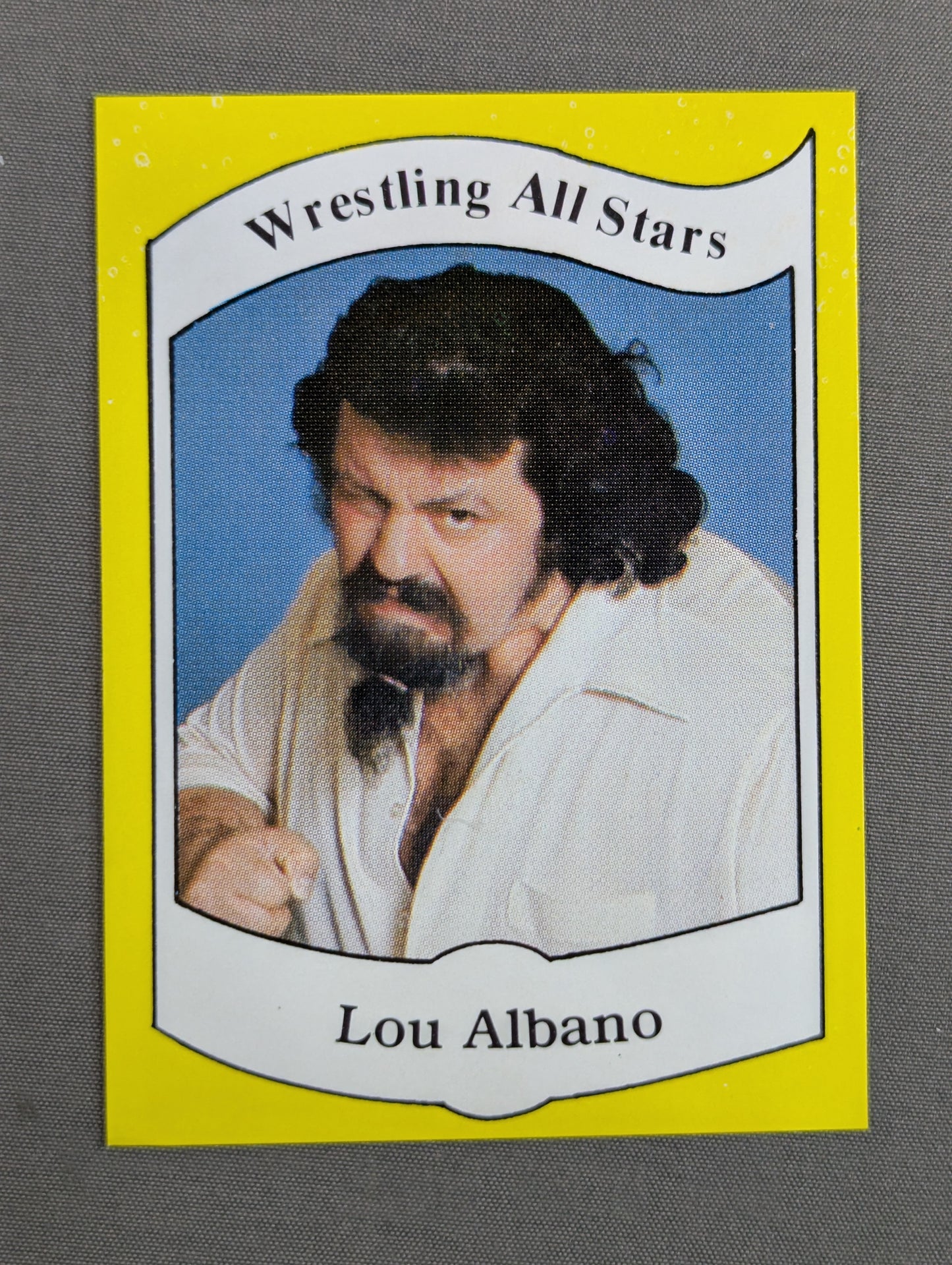 ★1983 Wrestling ALL STARS Series A★ Captain Lou Albano 