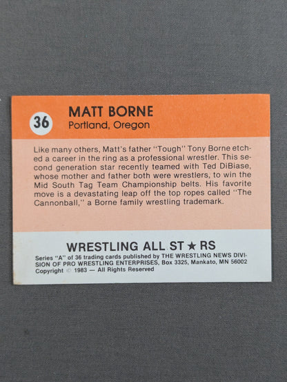 ★1983 WRESTLING ALL STARS Series A★ マット・ボーン
