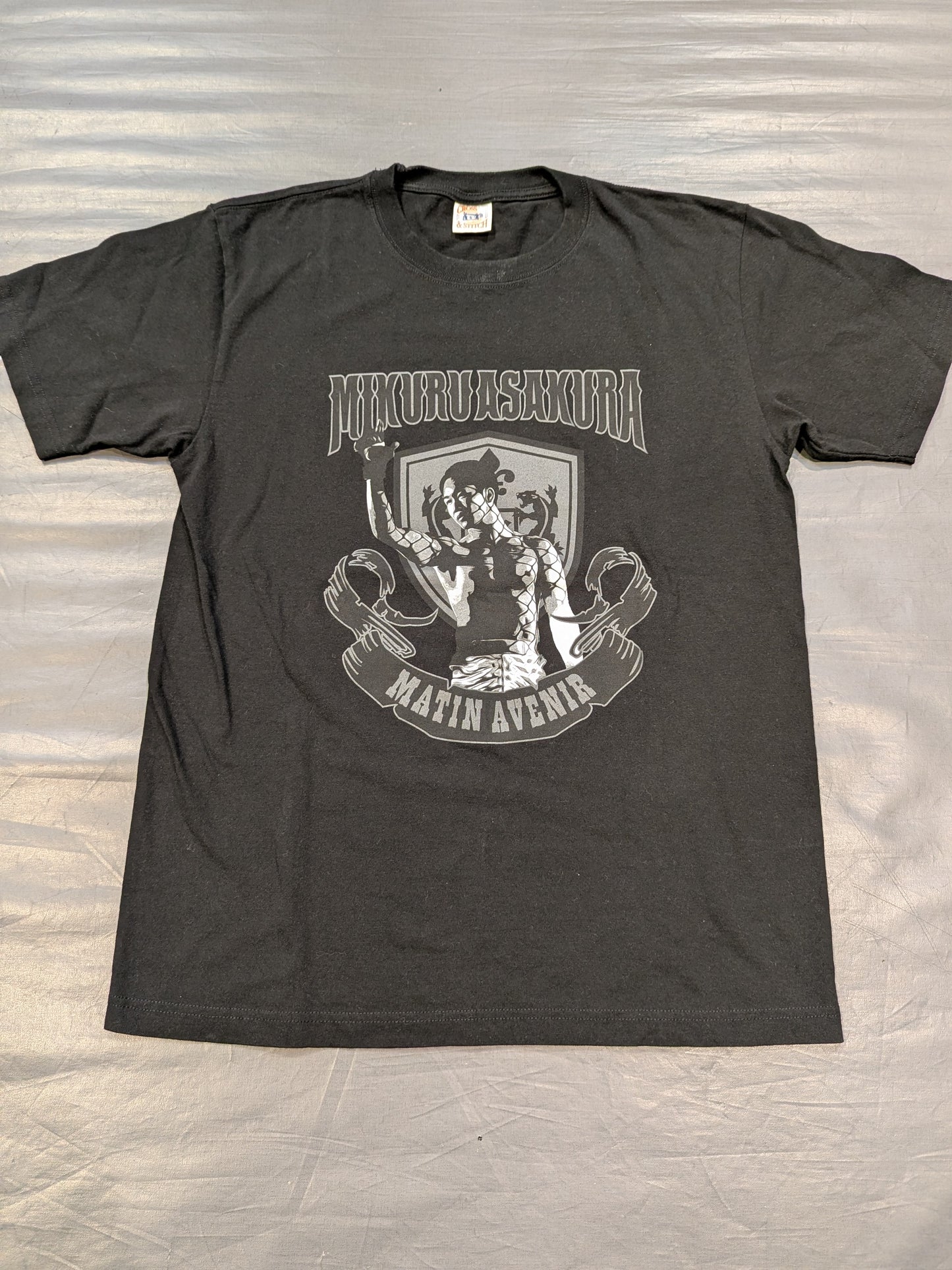 朝倉未来「MATIN AVENIR」応援Tシャツ(ブラック)